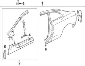 Audi 8w6-809-839-a Genuine Aperture Panel