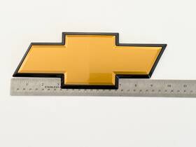 22830015 Auto 07-14 Tahoe Or Suburban. 07-13 Avalanche Rear Bowtie Emblem Custom Gold Black