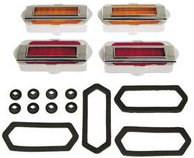 W-768a Auto Metal Direct 69 Side Marker Lamp Kit Complete