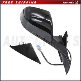 51167177128 Autocparts Black Right Side Mirror Fits Tesla Model 3 2017 2018 2019-2023 Heated Memory Gps