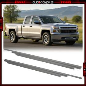 Auto18463301plus Autodayplus For 2014-18 Chevrolet Silverado Gmc Sierra Extended Cab 4 Door 2 Rocker Panels