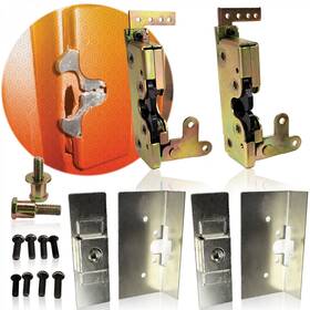 268685 Autol C Power Accessories Large Bear Claw Car Door Locking Latch Set Install Kit Mounting Plates Strikers