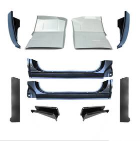 Autop2023 Bik10242 For 73-87 Chevy C10 K20 Gmc Jimmy Rocker Panel Cab Corner And Floor Pan Supports
