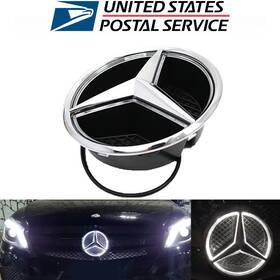W2051518bceglkclass Autoverse3985 Fits Mercedes-benz Car Illuminated Front Grille Led Emblem Star Light Badge New