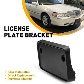 3w1z17a385aab Auxito Front License Plate Bracket 2003-11 For Lincoln Town Car Fo1068117