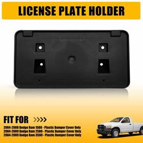 55077158ae Auxito Front Plate License Bracket Fit 2003-09 Ram 1500 2500 Ch1068110 3500