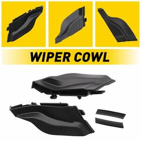 55083-47020 Auxito 5084-47020 For Toyota 2010-2015 Prius Black Windshield Wiper Side Cowl Extension Cover Trim