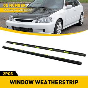 72410-s03-003 Auxito Genuine For Civic Ek9 Ek4 Door Window Weather Molding Trims Rh&lh Honda