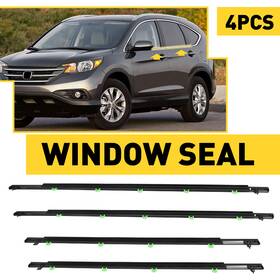 72950-sna-a01 Auxito Fit Honda Cr-v 2007-2011 Weatherstrip Protector Moulding Sealed Trim Rubber 4pcs