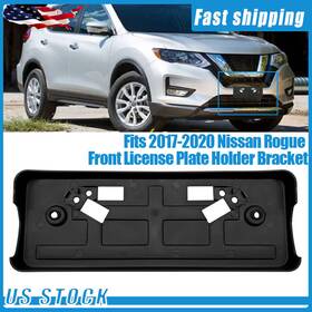96210-5hk0a Auxito For 2017-2020 Nissan Rogue Front Bumper License Plate Frame Tag Holder Bracket