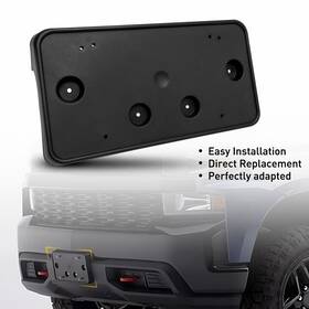Gm1068200 Auxito License Plate Bracket Tag Holder Front For 2019-2020 Chevrolet Silverado 1500