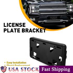 Rl3z-17a385-ba Auxito Front License Plate Frame Mount Bracket Tag Holder For 2024-2025 Ford F-150 F150