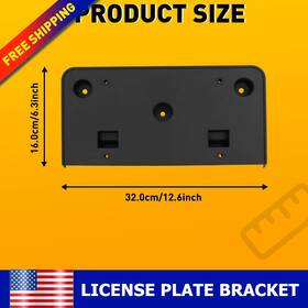 Xpd-xzd-26543 Auxito Fits 17-19 Ford Escape Front License Plate Frame Tag Holder Bracket Gj5z17a385aa