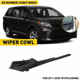 Ygdlb-sienna-11-20l-eaaa Auxito Left Side Fender To Cowl Hood Seal Durable Fits For 2011-2020 Toyota Sienna