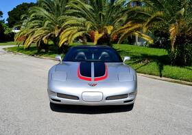 A088 Avery Signpro Corvette Chevrolet C5 Racing Rally Stripes Decal Silver/black Closeout Last One