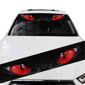 Bcsmmcar 904584352350 Car Sticker Front Windshield Sunshade Window Decal Fit For Ford Figo 2016-2021