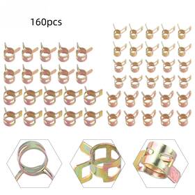 Bcsmmcar 904584357751 6-17mm Car Spring Hose Clamps Fastener Kit Fuel Line Water Pipe Tube Clips With Box