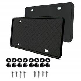 Ds963 Bcsmmcar Car License Plate Frame Front Rear Holder Mount Bracket Protector Rustproof