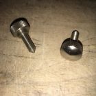 Bd21072 Jaguar Knurled Knobs Securing Radio Front Finisher Surround Xke