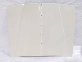 117.be1r90 Bentley 1990 Turbo R Oem Hood White Missing Center Trim