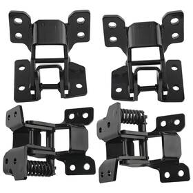 6v0dse Bfo 4pc Door Hinge Kit Upper And Lower For Nova With Bolt-on Style Hinges 68-79