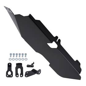 C7m34i Bfo Steel Gas Tank Skid Plate Fit For Jeep Wrangler Jk 2-door 2007-18 Black