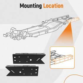 I625t3 Bfo Rear Frame Section For Chevy Silverado And Gmc Sierra 1500 Short Bed 1999-2014