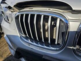 104-10631r Bmw 2018-2019 X3 Passenger Side Front Grill Bumper Mtd Chrome Surround Silve
