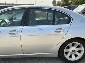 130-58658dl Bmw Driver Rear Side Door Silver I Swb Fits 02-05 745i 781431