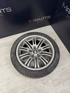 36112229950 Bmw 01-06 E46 M3 Factory Rear 18x9 M Double Spoke Alloy Style 67 Wheel 18 Inch Oem