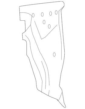 41-00-7-333-998 Bmw Genuine Rear Pillar Reinforced