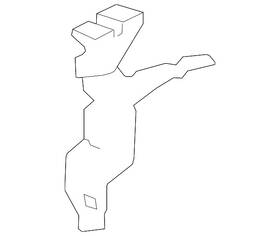 41-21-7-145-349 Bmw Genuine Upper Rail Front Bracket