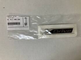 51-14-7-494-334 Bmw Genuine Xdrive Emblem Oem 51147494334 New