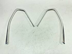 51337349647 Bmw 16-22 F48 X1 Rear Left And Right Exterior Quarter Chrome Trim Cover Set Oem