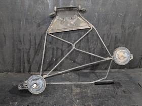 51718400748 Bmw 96-02 Z3 Roadster Spare Tire Holder Hoist Bracket Carrier Oem