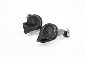 61337195539 Bmw 08-13 E88 128 135 Front High And Low Pitch Siren Alarm Horn Set Oem