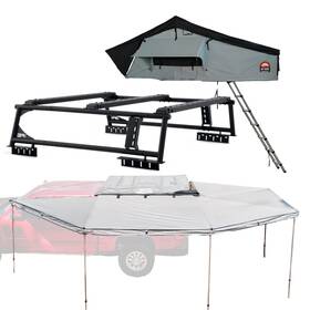 Tk-6125-20011-2026 Body Armor 4x4 Full Size Overland Rack And Sky Ridge Pike 3-person Tent With 270xl Awning