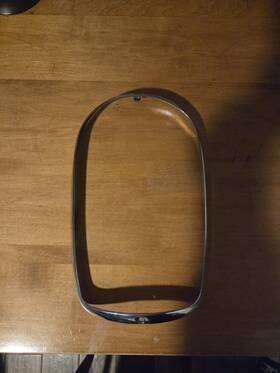 1305542039 Bosch 63-71 Mercedes W113 Pagoda 230sl 250sl 280sl Chrome Headlight Frame Bezel Trim