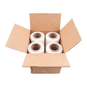 Ads3560c Brock 12 Inch X 1500ft Clear Stretch Film Shrink Wrap Ship Office Warehouse Case 4 Rolls