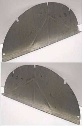 A381 Brookville Roadster Ford Model A Coupe Steel Wheel Well Set 1928-1931