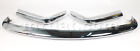 Bu-124-006 Unbranded Fiat Spider Chrome Bumpers Set New