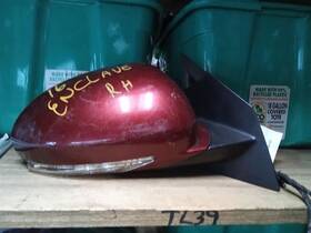 128-04309r Buick Passenger Side View Mirror Power Folding Fits 13-16 Enclave