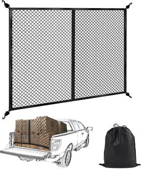 Mic-psn-696 Bumbee Truck Bed Cargo Net Highly Elastic Single Layer Grid Black