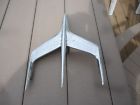 Bv-16850-b Mercury Chrome Airplane Hood Ornament Jet Oem Original Free Shipping
