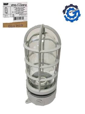 Vpxg-11-cg Bwf New Incadescent Jelly Jar Vaportight Mount Fixture Gray 100w 120v