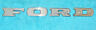 C7tb-16606 Fomoco Ford Truck Orig Hood Emblem Letters Set
