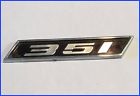C9zz-16098 Fomoco Mustang Used Oem Front Fender Emblem
