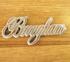 20553792 Cadillac One Nos 1987-1992 Inch Brougham Quarter Panel Emblem Ornament Plate Script