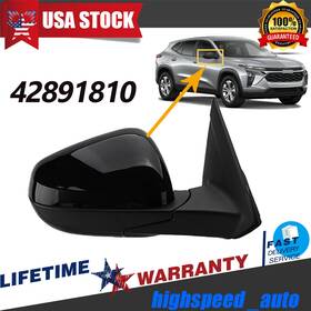 42891810 Carbole Mirror Heated With Blind Spot Right Passenger 6 Pins For 24-25 Chevy Trax Rh Side