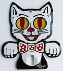 Cat-m-1-wht Rgn Cat License Plate Topper